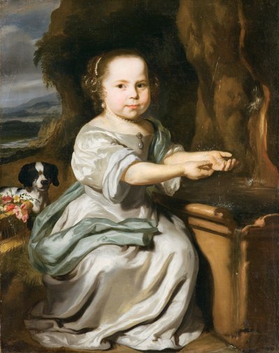 Portrait of a Girl, c.1664 by Nicolaes Maes